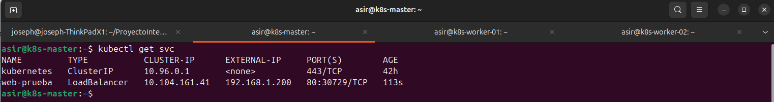 Asignación de IP externa con MetalLB